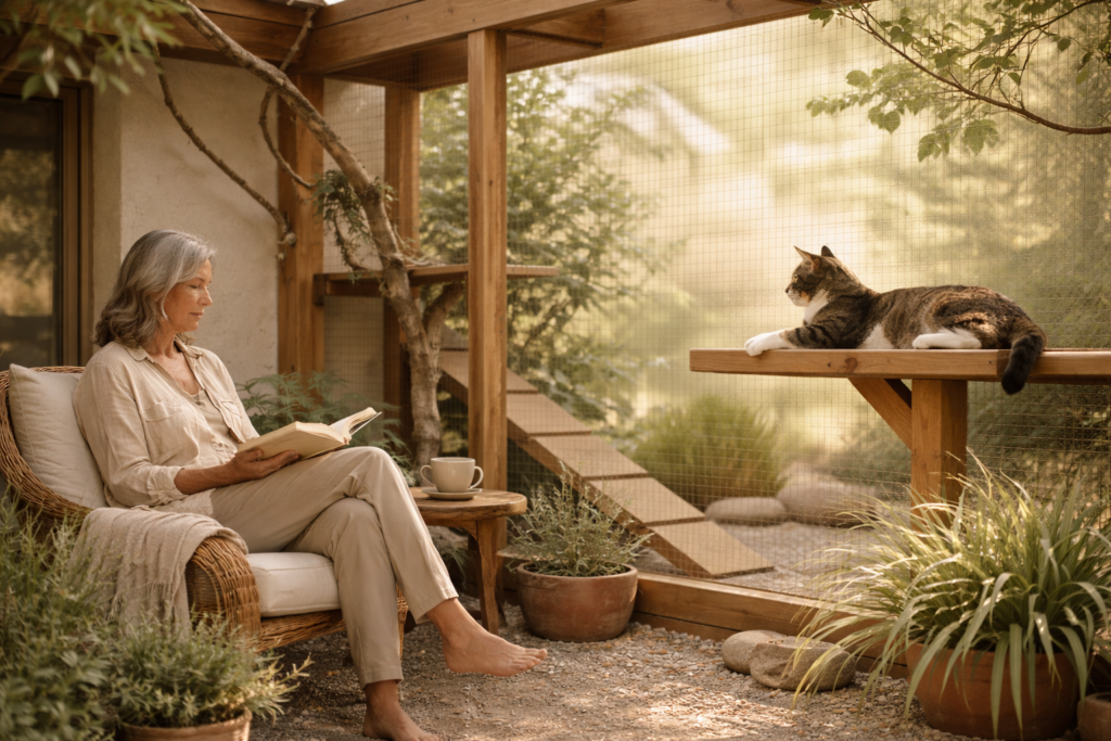 What Is a Catio? Why Every Indoor Cat Needs Safe Outdoor Space