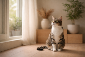 why is my cat acting strange all of a sudden